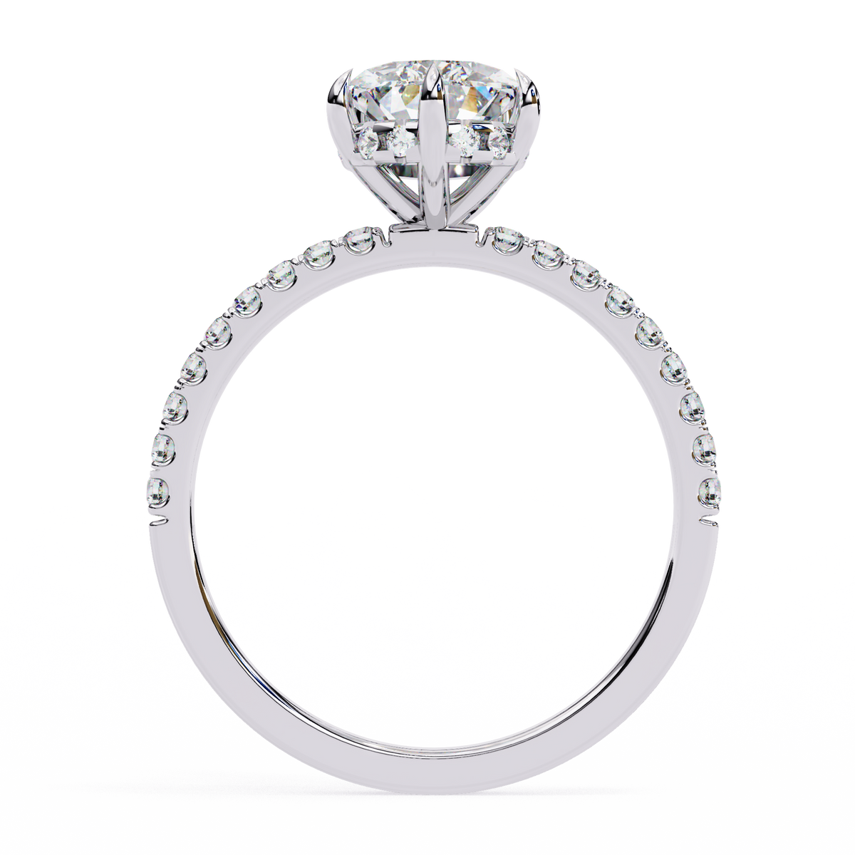 Pear Éclat Solitaire Ring