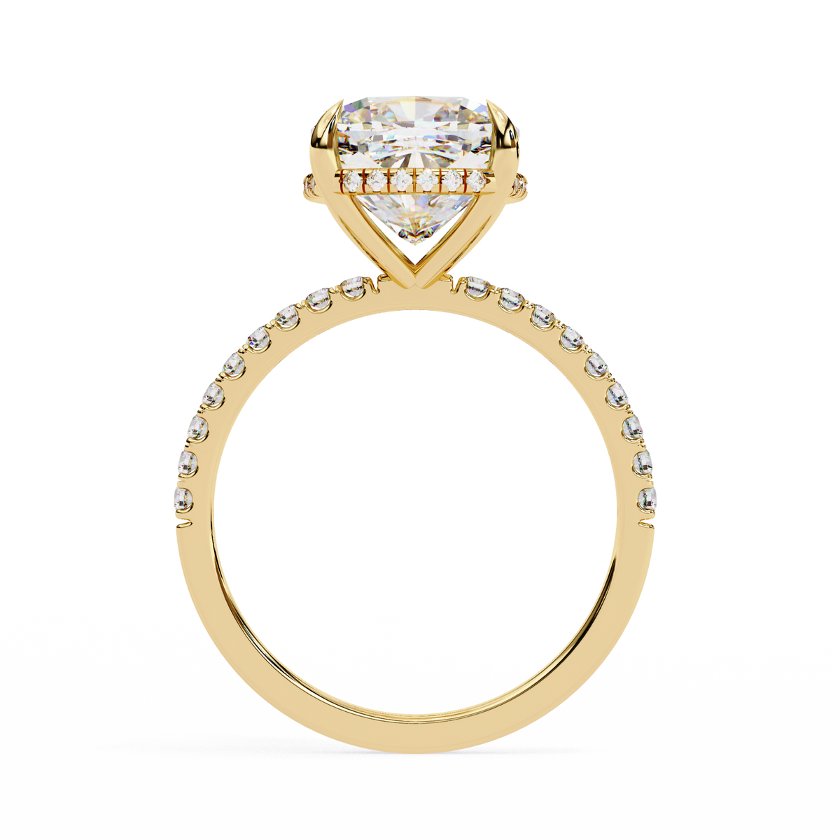 Cushion Éclat Solitaire Ring