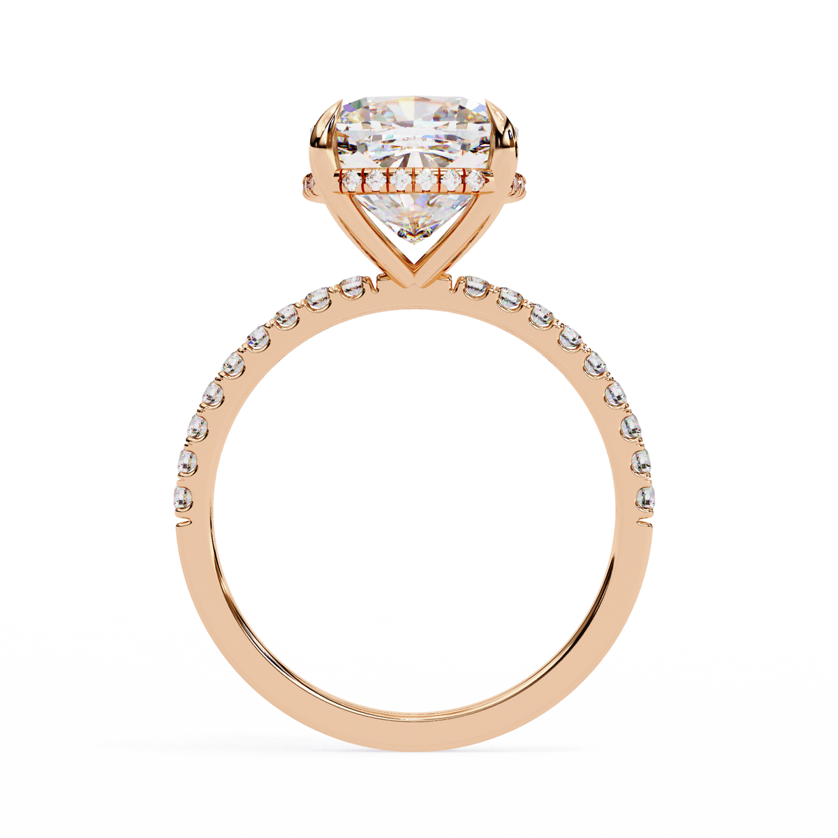 Cushion Éclat Solitaire Ring