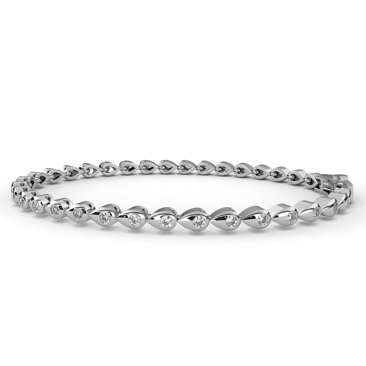 Serena Leaf Diamond Bracelet