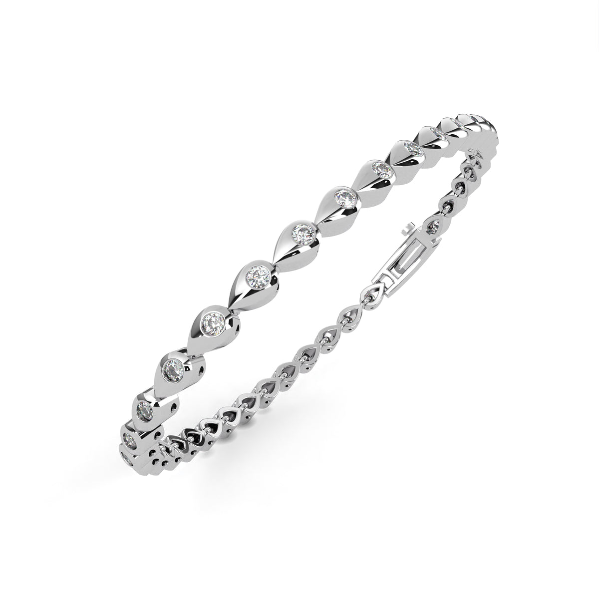 Serena Leaf Diamond Bracelet