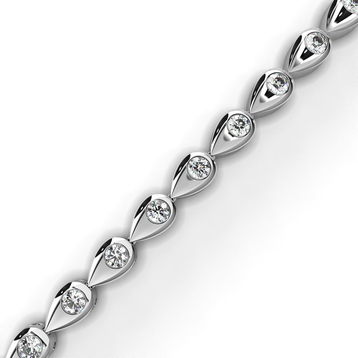 Serena Leaf Diamond Bracelet