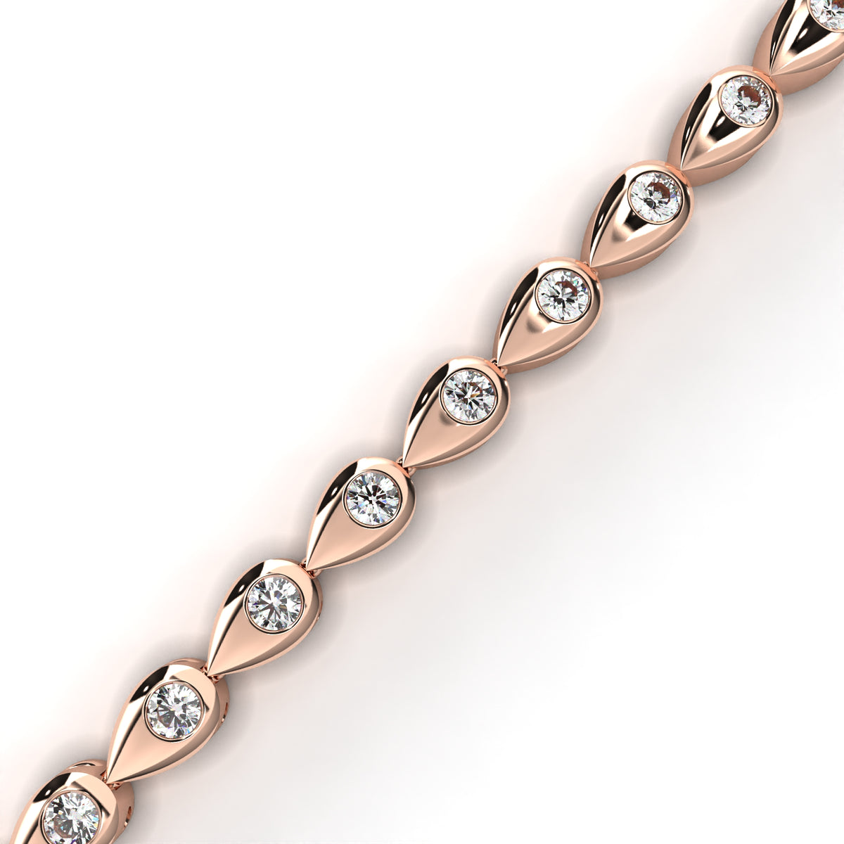 Serena Leaf Diamond Bracelet