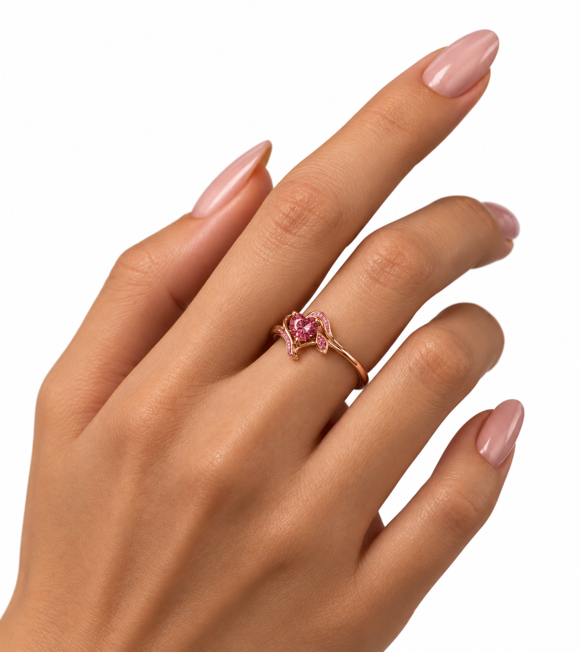 The Cœur Rosé Diamond Ring