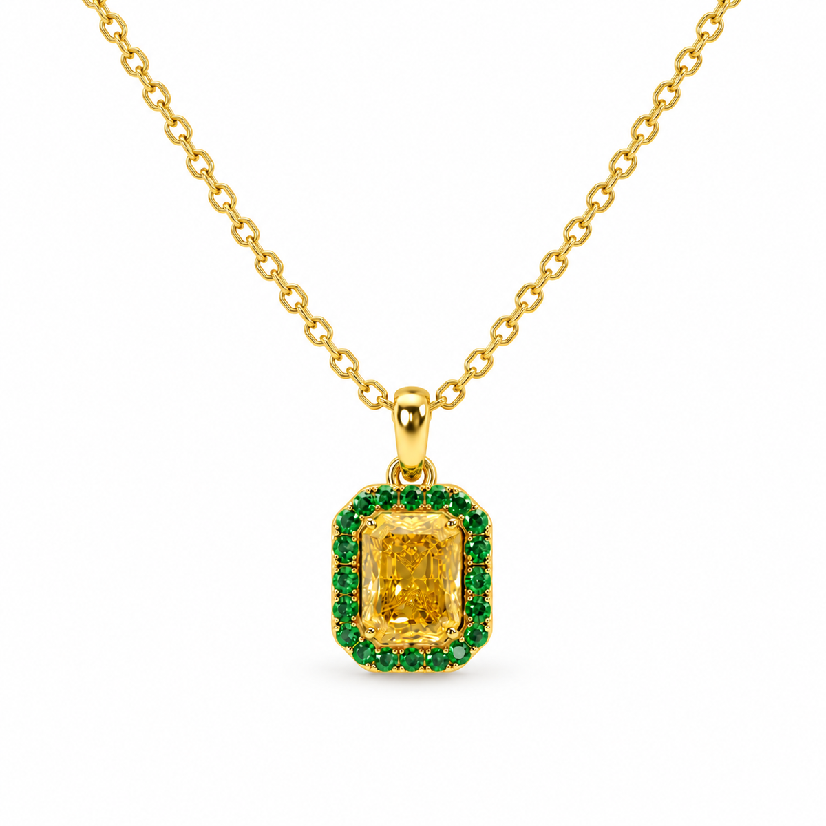 Yellow Éclat Pendant
