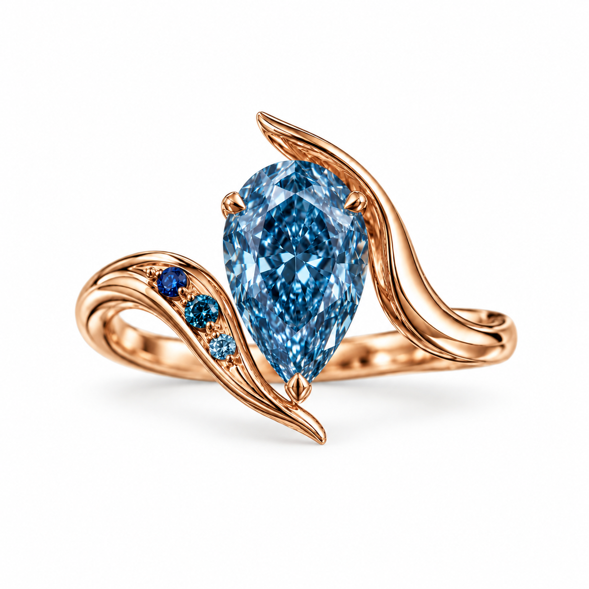 The Azure Élan Diamond Ring