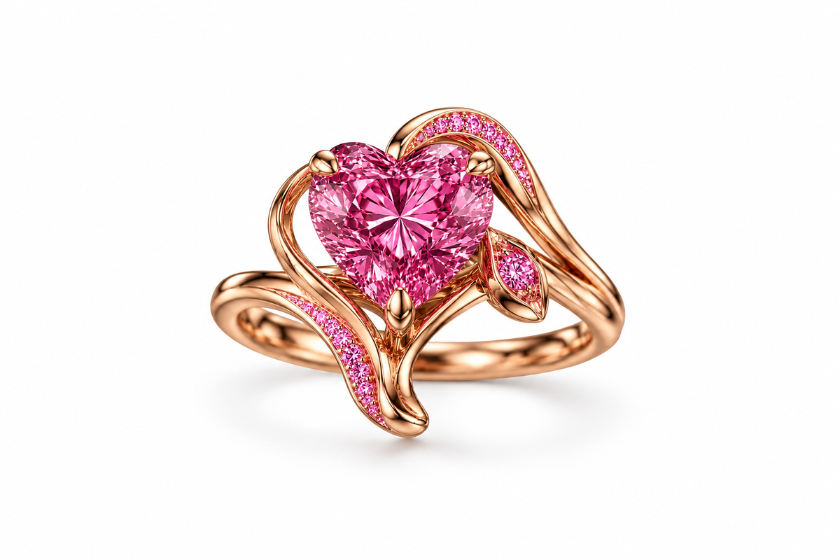 The Cœur Rosé Diamond Ring