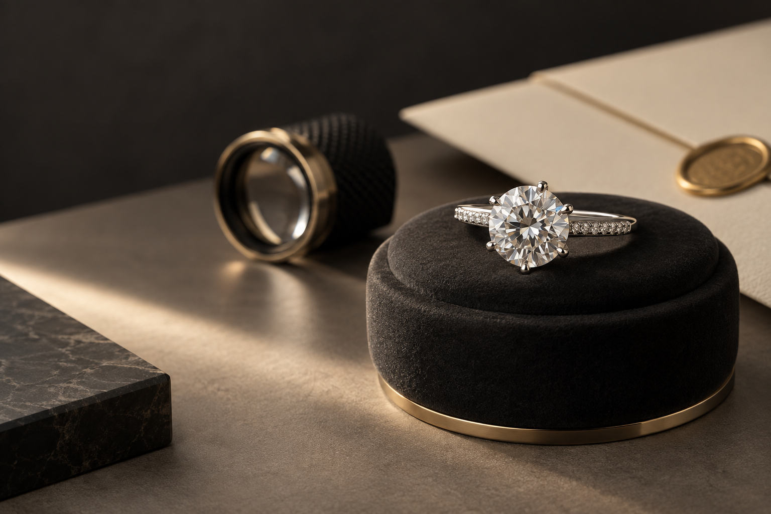 A Galassia fine jewellery creation